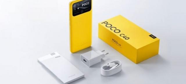 POCO C40 este acum oficial; Battery phone de 6000 mAh, cu ecran generos de 6.71 inch și procesor inedit - JLQ JR10