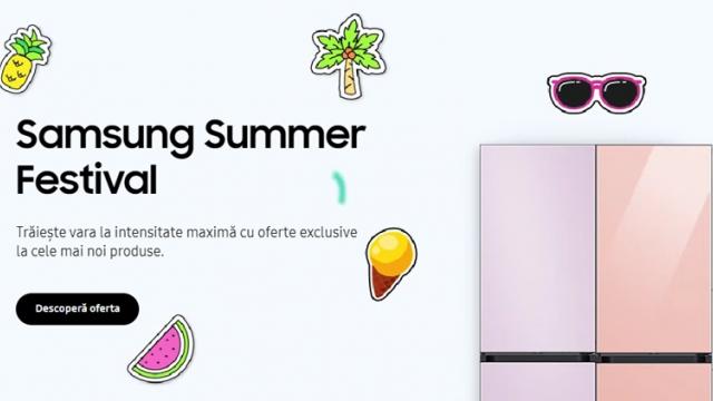 <b>Samsung Summer Festival vine cu oferte speciale pentru o vară cu stil: reduceri, cadouri și puncte rewards</b>După cum bine știți, cei de la Samsung România au și un magazin online prin intermediul căruia își comercializează produsele pe plan local, magazin care în această perioadă vine cu reduceri speciale după cum aflăm via BF.ro.. Avem demarată