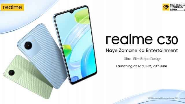 <b>realme C30 va debuta oficial pe 20 iunie! Ar fi un telefon de buget cu baterie de 5000 mAh și o singură cameră în partea din spate</b>Se pare că realme pregătește un nou telefon de buget. Este vorba despre modelul realme C30 care va fi prezentat oficial pe 20 iunie. Terminalul a avut deja parte de câteva scăpări, iar compania a confirmat astăzi o parte dintre ele. Se pare că va aduce