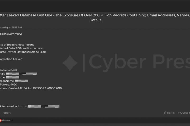 Incident major de securitate la X.com (Twitter): Twitter-data-leak-on-forum-2048x906.jpeg