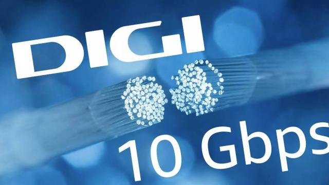 <b>Digi urmează să lanseze Fiberlink 10.000, cu o conexiune care promite viteze de până la 10Gbps și asta până la final de an (zvon)</b>Sfârșitul săptămânii ne aduce un zvon neașteptat, acela că Digi România ar pregăti lansarea abonamentului Fiberlink 10000 până la final de an, un plan tarifar care promite viteze de până la 10 Gbps. Informația sosește prin intermediul