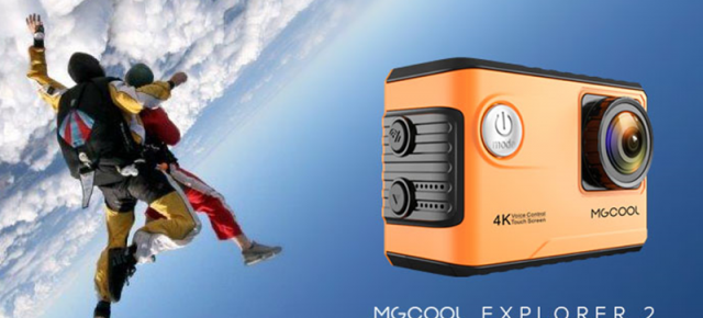 MGCOOL Explorer 2 - cea de-a doua cameră video de acțiune 4K din lume ce vine cu suport pentru comenzi vocale
