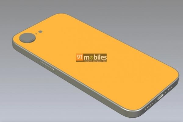 iPhone SE 4 - Randări CAD