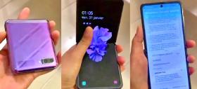 Samsung Galaxy Z Flip a primit primul video hands-on; Iată-l cum arată în realitate pe mov (Video)