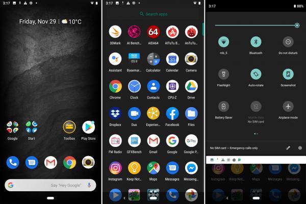 CAT S52 - Screenshots