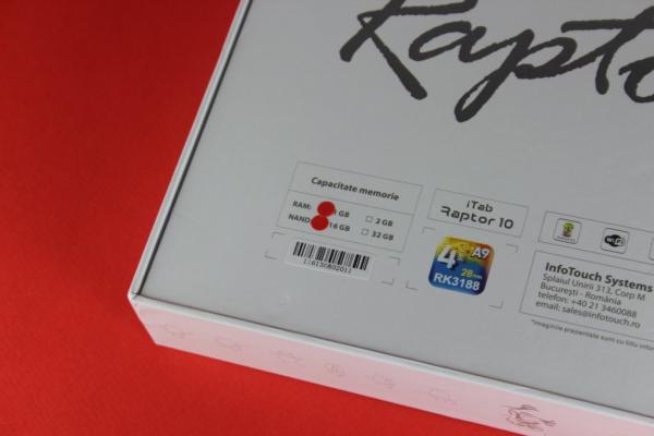 InfoTouch iTab Raptor 10 - prima tabletă sub brand local cu CPU Rockchip quad-core