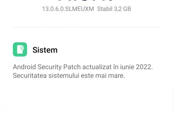 Xiaomi 12, sistem de operare și interfață grafică (capuri de ecran): screenshot_2022-07-04-15-24-04-774_com.android.updater.jpg