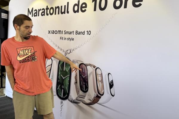 Xiaomi Smart Band 10 test rapid la ParkLake; 21 de zile autonomie, peste 150 de moduri sportive și variante de curele cu prețuri de la 250 lei
