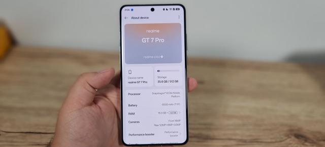 realme GT 7 Pro: Hardware cu Snapdragon 8 Elite în rolul principal, fără mari compromisuri