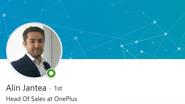 <b>OnePlus România cu un pas mai aproape de concretizare; Producătorul chinez şi-a ales şef pe vânzări pentru ţara noastră</b>OnePlus a început să crească semnificativ în ultimul an, intrând în top 5 în multe ţări de pe glob şi uneori prinzând chiar locul întâi. Din ce am înţeles sunt deja în top 5 global în zona de smartphone-uri premium. Ca atare extinderea e următorul pas..