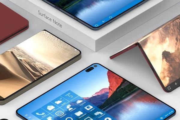 Microsoft revine la telefoane pliabile, cu un model care se îndoaie şi în faţă şi în spate! Mai ţineţi minte Surface Duo?