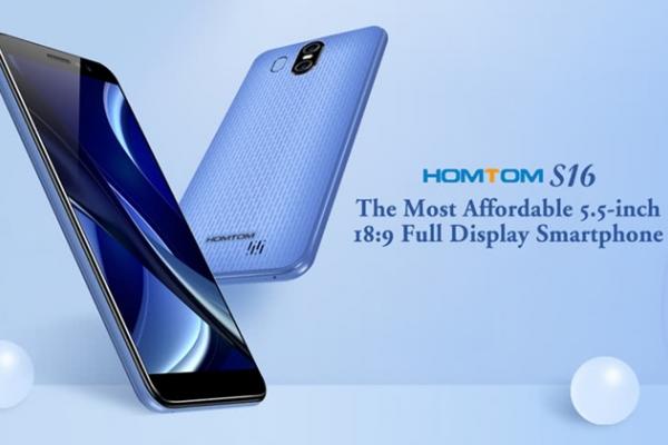 HomTom S16 este cel mai accesibil telefon cu display 18:9; poate fi găsit la TomTop pentru doar 270 lei