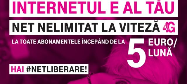 Telekom oferă de acum internet nelimitat 4G pentru toate abonamentele din portofoliu