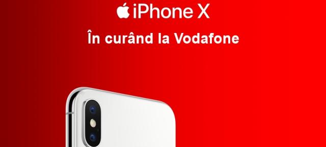 iPhone X sosește la precomandă de mâine în oferta Vodafone România; se livrează pe 3 noiembrie