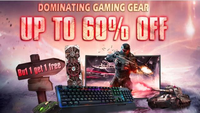 <b>GearBest are reduceri atractive pentru gameri; tastaturi mecanice, monitoare și plăci grafice se află pe listă </b>În aceste zile retailerul chinez GearBest.com vine cu promoții speciale destinate gamerilor, pe listă aflându-se numeroase produse de la tastaturi mecanice, tot felul de periferice, monitoare și chiar plăci grafice superioare. Câteva dintre acestea