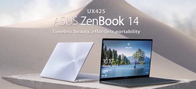 ASUS lansează pe plan local noile laptop-uri ZenBook 13 (UX325) și ZenBook 14 (UX425/UM425); Modele subțiri și ușoare cu conectivitate cuprinzătoare