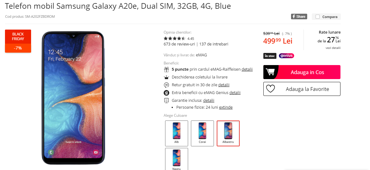 Black Friday 2020, Live Blogging Mobilissimo.ro; Reduceri și oferte eMAG, PC Garage, evoMAG, Cel.ro, Altex și alții.. - imaginea 497
