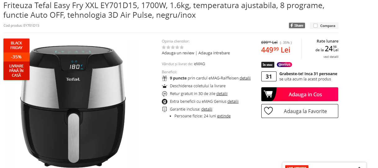 Black Friday 2020, Live Blogging Mobilissimo.ro; Reduceri și oferte eMAG, PC Garage, evoMAG, Cel.ro, Altex și alții.. - imaginea 555