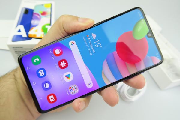 Samsung Galaxy A41: Display de calitate, luminos şi viu colorat