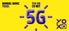 Abonamentele YOXO primesc 5G de azi, cu 150 GB trafic disponibil