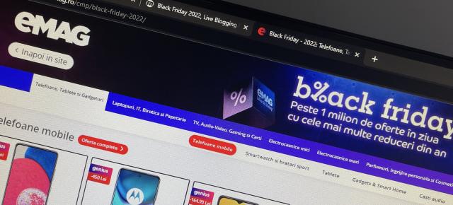 La ce oră a început BLACK FRIDAY 2022 pe eMAG? Iată răspunsul corect! 