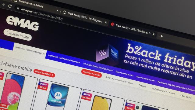 <b>La ce oră a început BLACK FRIDAY 2022 pe eMAG? Iată răspunsul corect! </b>În fiecare an aici pe Mobilissimo am organizat un Live Blogging de Black Friday, iar acum în 2022 tradiția a continuat. A continuat și seria de concursuri, organizate atât pe site-ul nostru soră BF.ro, cât și aici. V-am invitat să ghiciți 
