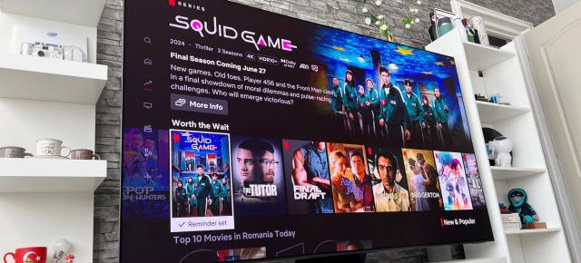 Samsung OLED 77S95F TV Review: 2 metri de televizor OLED, gata să îți încânte privirea + un AI care îți îmbunătățește experiența de cinema și chiar gaming