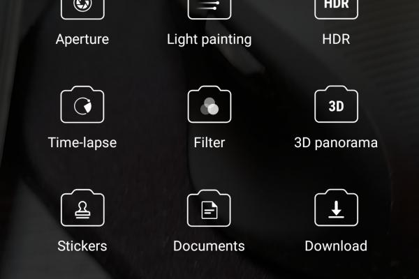 Interfață grafică cameră Huawei P30 lite (screenshots)
