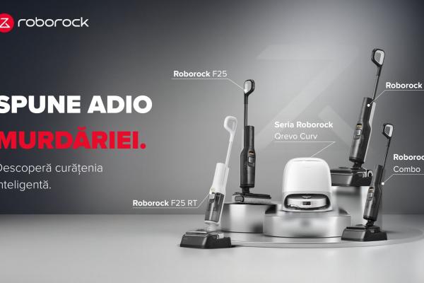 Noile aspiratoare verticale Roborock F25 sunt aici, create pentru nevoi variate, ușor de utilizat și gata de aspirat și spălat în prag de Paște