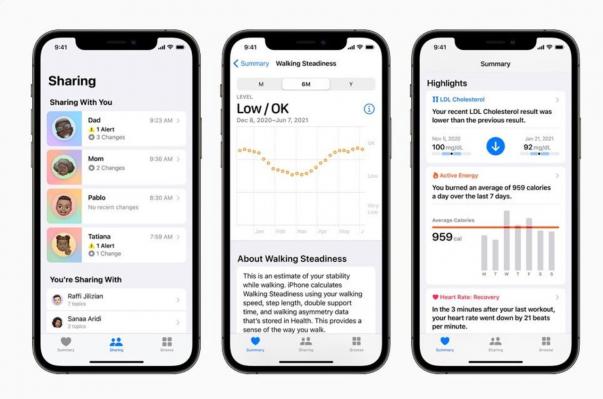Aplicația Health - iOS 19.4