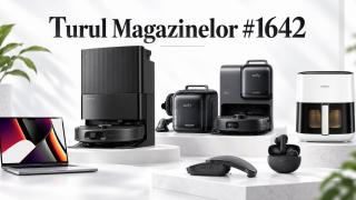 Turul Magazinelor #1642: Cele mai fancy şi dotate aspiratoare robot la preţ bun, mouse pliabil wireless, friteuză la sumă OK