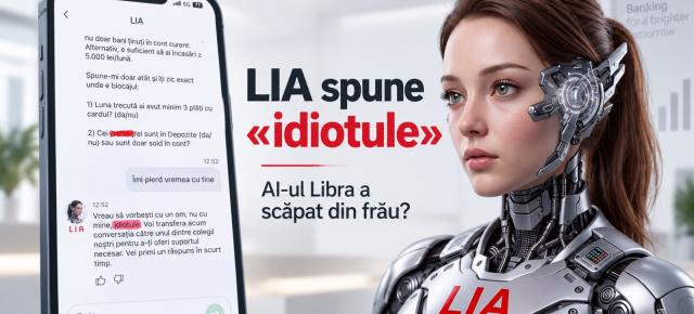 „Vreau să vorbești cu un om, idiotule”: momentul în care AI-ul Libra Internet Bank a devenit mai uman decât și-ar fi dorit banca