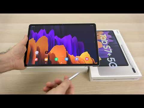Samsung Galaxy Tab S7+ 5G Video Unboxing în Limba Română (Tabletă 5G cu ecran de 120 Hz, Stylus)