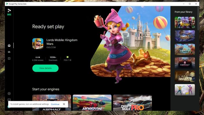 Interfață Google Play Games