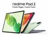 Tableta realme Pad 2 a fost prezentată oficial! Vine cu un corp din aluminiu atractiv, display de 11.5 inch cu refresh rate adaptiv, CPU pentru gameri sub capotă