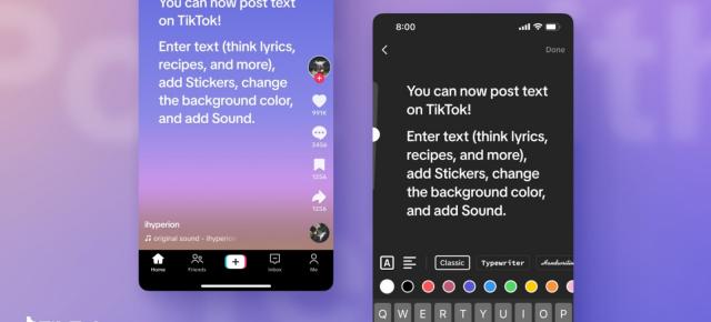 TikTok şi-a făcut propriul "Twitter"; Permite acum postările text