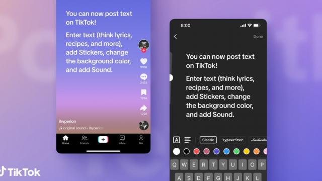 <b>TikTok şi-a făcut propriul "Twitter"; Permite acum postările text</b>Într-o mutare surpriză, după ce Instagram şi-a făcut propriul Twitter, Threads, acum şi TikTok ne oferă ceva de genul. Practic, gigantul chinez a profitat de momentul de confuzie cu rebranding-ul Twitter în "X" şi a implementat postările text