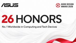 26 de premii pentru ASUS la Good Design Award 2026; Zenbook, ROG și ProArt se numără printre gamele apreciate