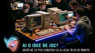 ASUS lansează ROG AI Local Coding 2026: 60 de minute pentru a crea un prototip de joc cu AI local la Bucharest Gaming Week