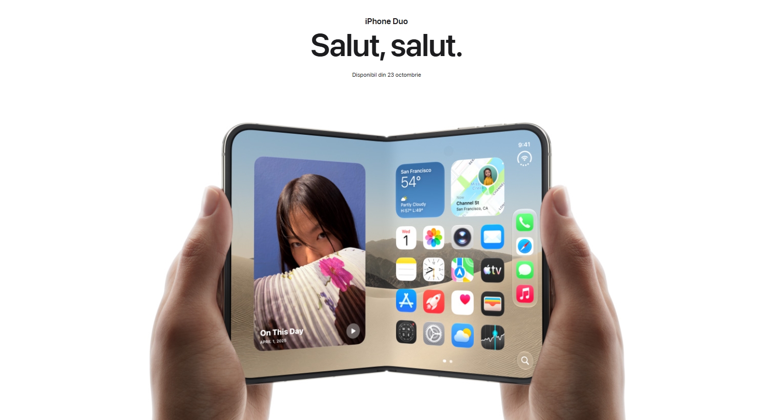[UPDATE: Acum disponibil la precomandă] Ești gata pentru primul iPhone pliabil? Precomenzile pentru iPhone Duo încep la ora 15:00