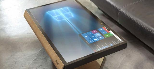 Francezii de la Kineti au creat un rival pentru Surface Table, o "măsuţă de cafea" smart cu Windows 10