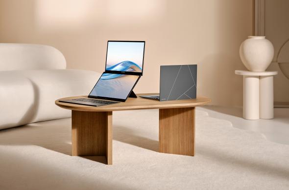 Zenbook DUO (UX8406CA): zenbook_duo_ux8406__inkwell_gray__ux5304__basalt_gray__scenario_photo_01.jpg