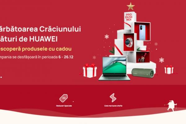 Super bundle-urile HUAWEI sunt cadouri ideale de pus sub brad de Crăciun; Pachete promo pentru el, ea sau pentru întreaga familie