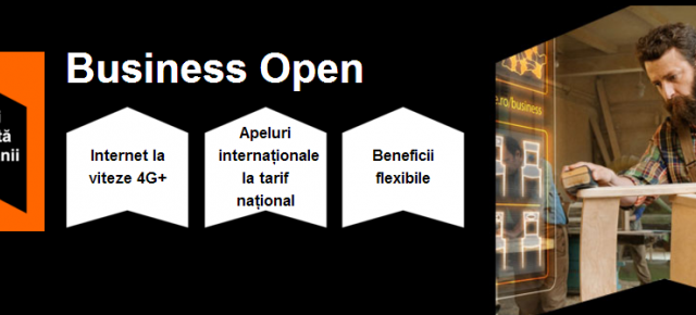 Orange România anunţă un nou portofoliu de abonamente pentru companiile mici şi medii: Business Open