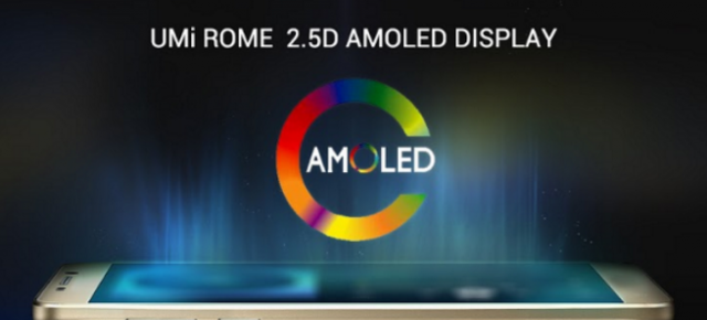 UMi Rome se va lansa oficial luna viitoare; vine cu display AMOLED 2.5D și cu 3 GB memorie RAM la bord