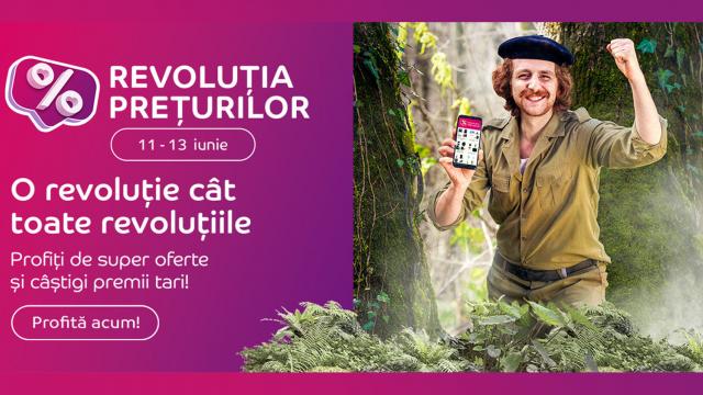 <b>Start Revoluția Prețurilor pe eMAG! Comanzi produsele dorite cu discount și poți câștiga telefoane Galaxy S24 Ultra, televizoare OLED și alte premii</b>eMAG ne-a pregătit o campanie specială la mijlocul lunii iunie, una care ne poate aduce chiar un premiu surpiză dacă facem achiziții în perioada 11-13 iunie. E o ocazie ideală pentru a verifica lista de favorite și să faci achizițiile pe care
