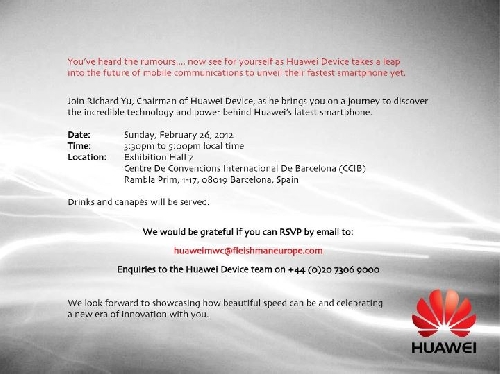 Huawei - Live blogging Mobile World Congress 2012 - imaginea 2