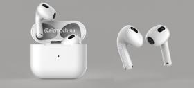 Căștile Apple AirPods 3 sunt așteptate să debuteze alături de seria iPhone 13 în septembrie