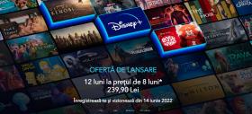 Disney+ vine cu o ofertă exclusivă de lansare în România; Plătești doar 8 luni pentru abonamentul pe un an