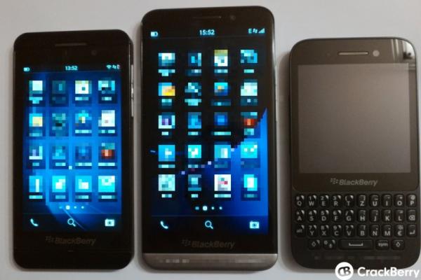 BlackBerry Z30 fotografiat lângă Z10 și Q5 Într-o nouă mini galerie foto